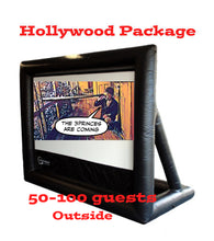 Hollywood Package 3 Metre Inflatable Cinema: 50-100 guests (Outdoor)